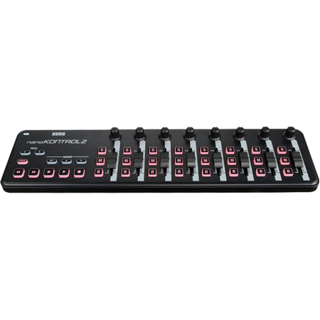 KORG nanoKONTROL2 MIDIコントローラー Korg NanoKONTROL2 Slim-Line USB MIDI Controller, Black NANOKON2BK