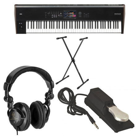 Korg Nautilus 88-Key Performance Synth/Workstation Keyboard with Accessories Kit