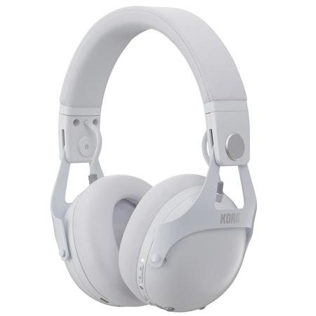 Korg NCQ1 Smart Noise Canceling DJ Headphones with Bluetooth, White