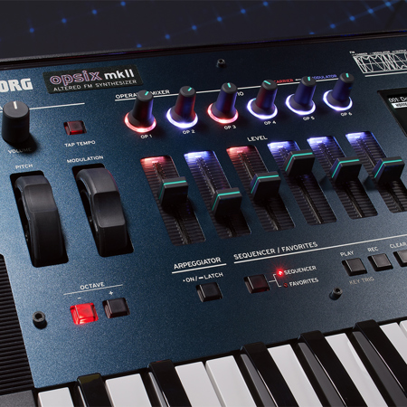 【美品】　KORG opsix altered fm synthesizer Korg Opsix MK II 37-Key Altered FM Synthesizer OPSIXMK2 - Adorama