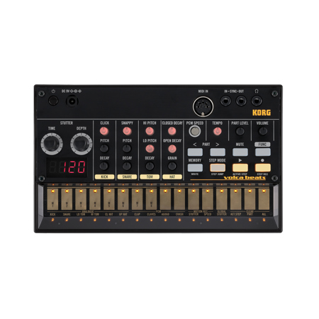 Korg Volca Beats Analog Rhythm Machine Synthesizer (Open Box)