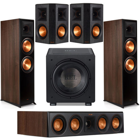 Klipsch Reference Premiere RP-8000F 5.1 Home Theater Pack, Walnut