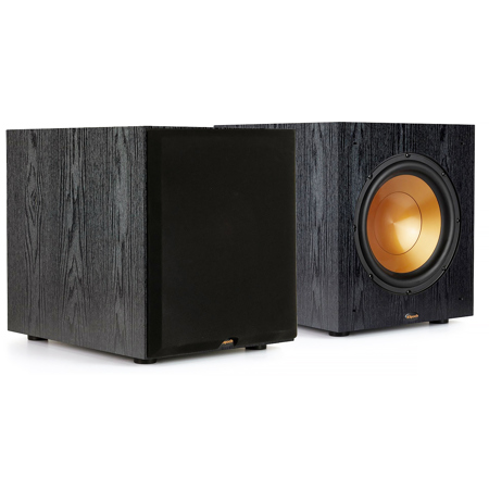 Klipsch 2x Synergy Black Label Series SUB-100 10" Subwoofer, Black