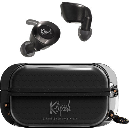 Klipsch T5 II True Wireless Sport Earphones, Black Adorama