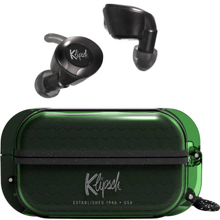 Klipsch T5 II True Wireless Sport Earphones, Green