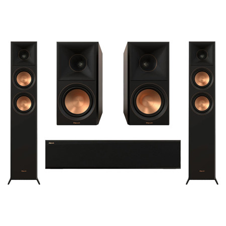 Klipsch Reference Premiere RP-8000F II 5.0 Home Theater Pack, Walnut