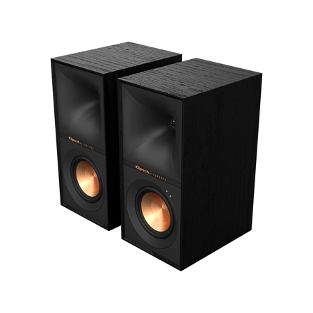 Klipsch Reference R-40PM 4" 240W 2-Way Wireless Active Bookshelf Speakers, Pair, Black
