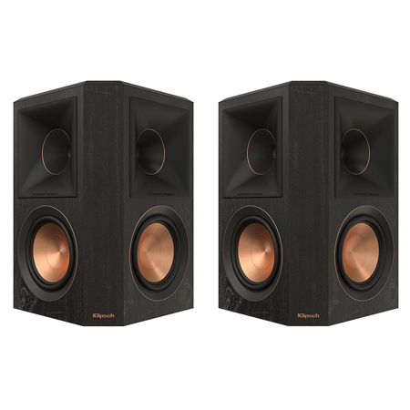 Klipsch Reference Premiere RP-502S II 5.25" 400W 2-Way Surround Speakers, Pair Ebony