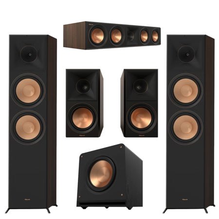 Klipsch Reference Premiere RP-8060FA II + Center, Bookshelf Speakers, Subwoofer