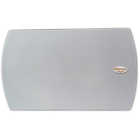 Klipsch AW-650 2-Way All-Weather Outdoor Speakers, 340W Peak, White, Pair