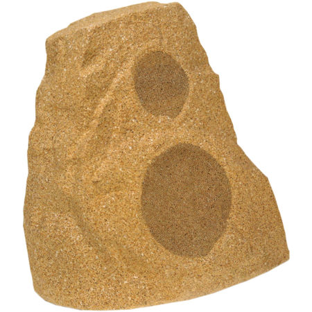 Klipsch AWR-650-SM Outdoor Rock Speaker, Single, Sandstone