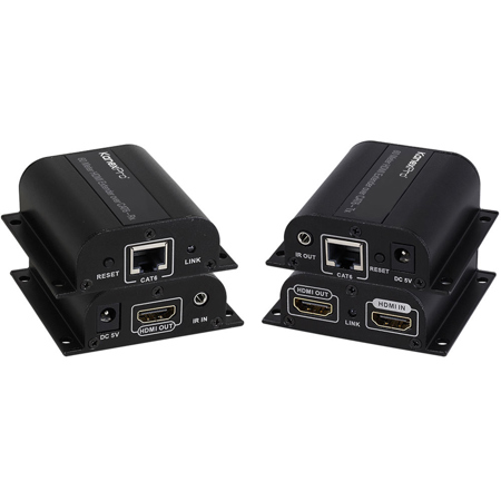 KanexPro 196' HDMI Extender Over CAT6 Cable, International Power Supplies