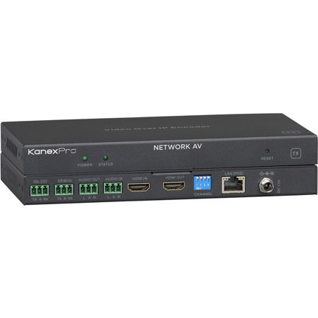 KanexPro EXT-NETAVTX NetworkAV Over IP Encoder with PoE & RS-232