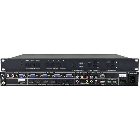 KanexPro 12-Input Classroom Presentation Switcher & Scaler with HDMI Output