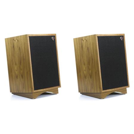 Klipsch 2x Heresy III Three-Way Horn-Loaded Loudspeaker, Single, Walnut