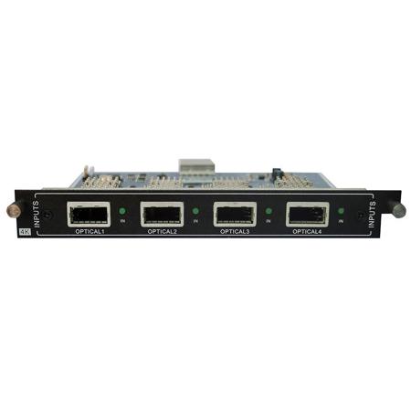 KanexPro 4-Input Fiber Card with 4K Support for HDMMX Modular Matrix Switcher