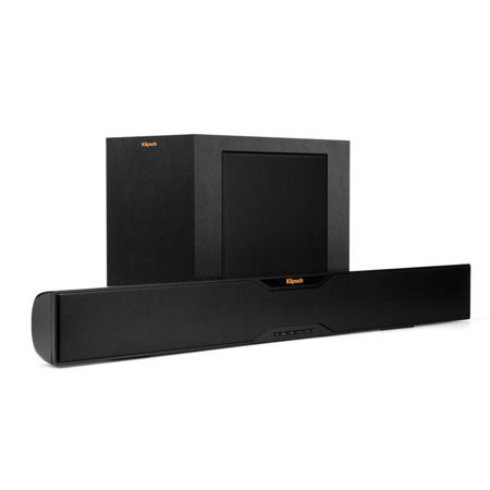 Klipsch Reference R-10B 2-Way Soundbar with 8" Wireless Subwoofer