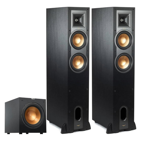 Klipsch Reference R-26FA Floorstanding Speaker, Black