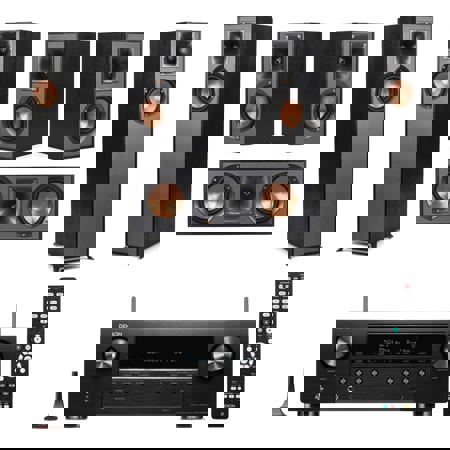 Klipsch Reference 5.0 Home Theater System with Denon AVR-S670H 5.2-CH Receiver