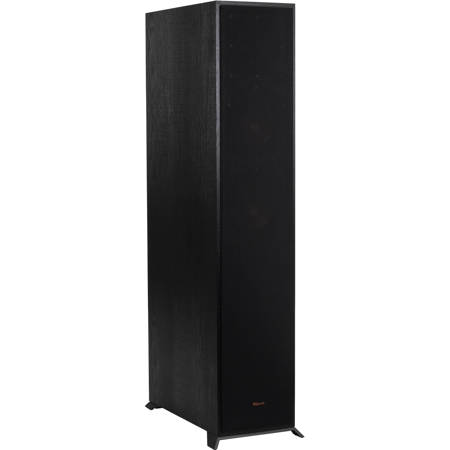 Klipsch Reference R-625FA Floorstanding Speaker, Black Textured Wood ...