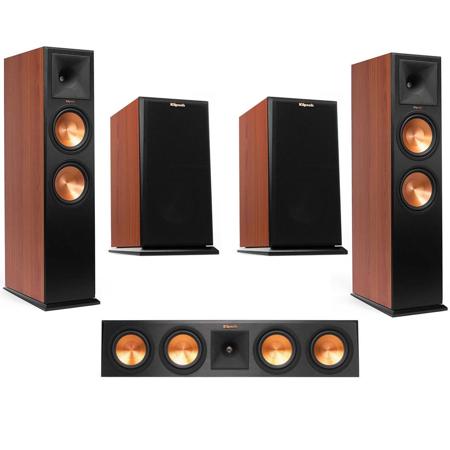 Klipsch 2x RP-280FA Floorstanding Speaker Cherry/RP-160M Bookshelf Spkr/RP-440C