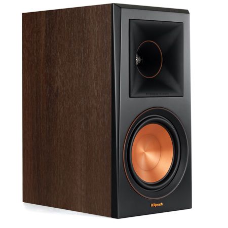 Klipsch Reference Premiere RP-600M Bookshelf Speaker, Walnut, Pair