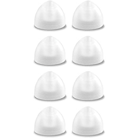 Klipsch Replacement Oval Ear Tip for In-Ear Headphones, Medium, Clear, 4-Pair
