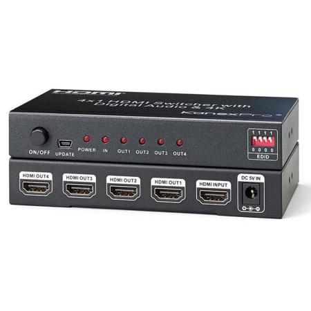KanexPro 4K HDMI 4-Port Splitter