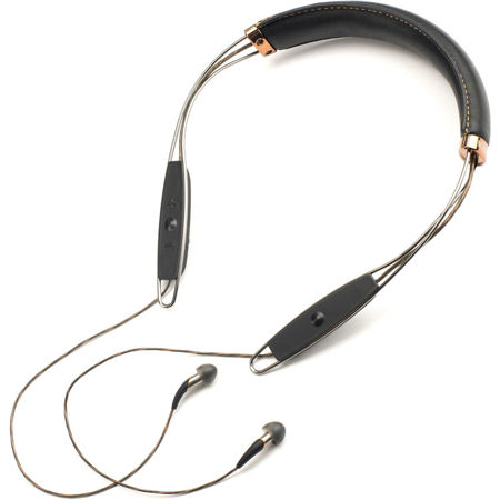 Klipsch X12 Neckband Bluetooth In-Ear Headphones with cVc Mic, Brown Leather