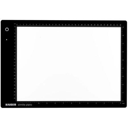 Kaiser Slimlite Plano 5000K 10.5x15.5" Battery/AC Lightbox with USB Cable and Charging Adapter
