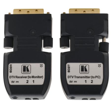 Kramer Electronics 602R/T Detachable DVI Optical Transmitter & Receiver