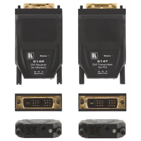 Kramer Electronics 614R/T Single-Fiber Detachable DVI Optical Tx and Rx