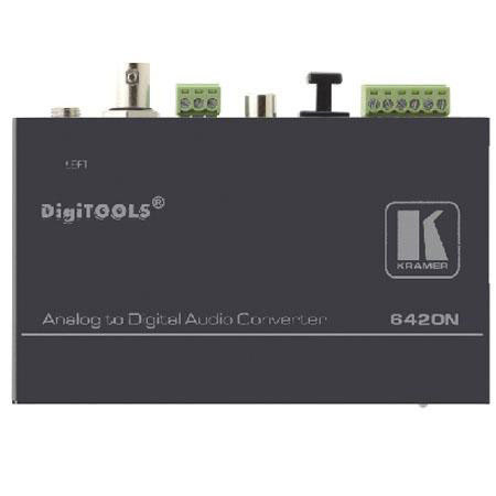 Kramer Electronics 6420N Balanced Stereo-Audio to Digital-Audio Format Converter