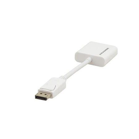 Kramer Electronics ADC-DPM/HF/UHD 1' DisplayPort to 4K HDMI Active Adapter Cable, White