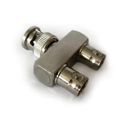 Kramer Electronics BNC Male to 2x BNC Female "Y" Adapter