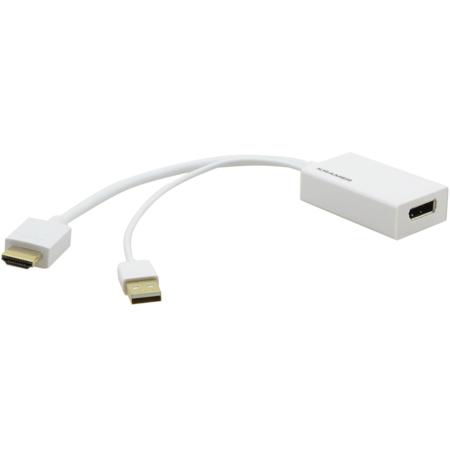 Kramer Electronics ADC-HM/DPF 4K HDMI (M) to DisplayPort(F) Adapter Cable, 1'