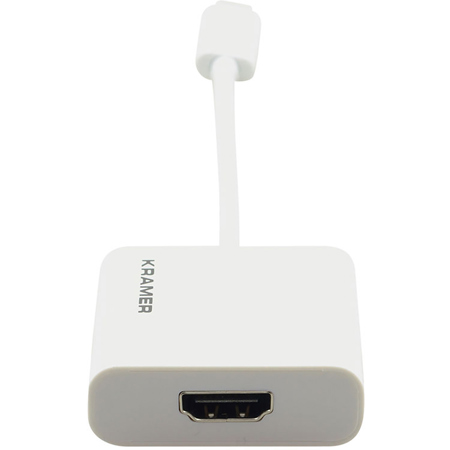 Kramer Electronics ADC-U31C/HF USB 3.1 Type-C (M) - HDMI (F) Adapter Cable, 6.7"