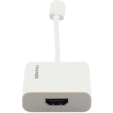 Kramer Electronics ADC-U31C/HF USB 3.1 Type-C (M) to HDMI (F) Adapter Cable, 6.7"