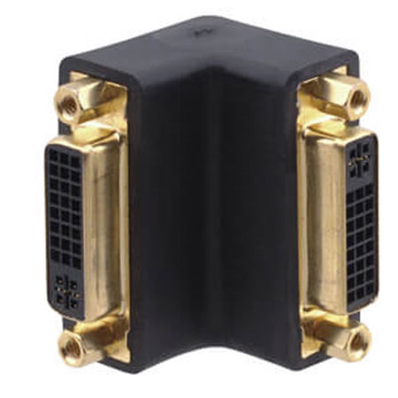 Kramer Electronics AD-DF/DF/RA DVI F to DVI F Right-Angled Adapter