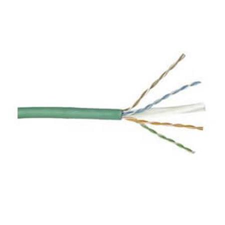 Kramer Electronics BC-5ESLD 24-AWG Cat 5e-Solid Center UTP Cable, 1000', Green