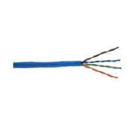 Kramer Electronics BC-5EST 24-AWG Cat 5e-Stranded Center UTP Cable, 1000', Blue