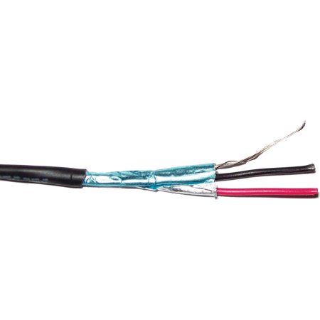 Kramer Electronics BCP-2/22 2-Conductor 22AWG Plenum Shielded Audio Cable, 1000'