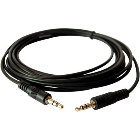 Kramer Electronics 3' 3.5mm Male to 3.5mm Male Stereo Mini Audio Cable, 28 AWG