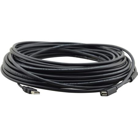 Kramer Electronics CA-UAM/UAF USB 2.0 Type-A Female to Male Active Extender Cable, 50'