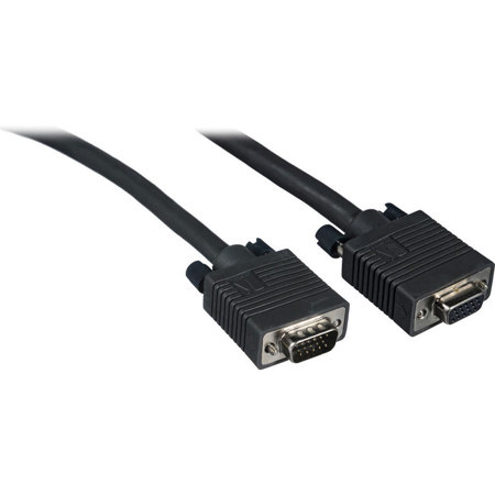 Kramer Electronics C-GM/GF Molded 15-Pin HD (M) to 15-Pin HD (F) Cable, 50'