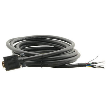 Kramer Electronics C-GM/XL 15-Pin HD to Open End Installation Cable, EDID, 15'