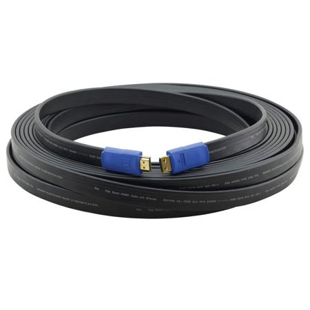 Kramer Electronics C-HM/HM/FLAT/ETH Flat High-Speed HDMI Cable w/ Ethernet, 75'
