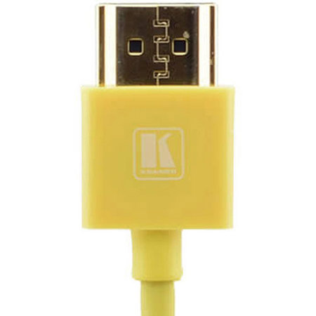 Kramer Electronics C-HM/HM/PICO High-Speed HDMI Cable with Ethernet, Yellow, 6'