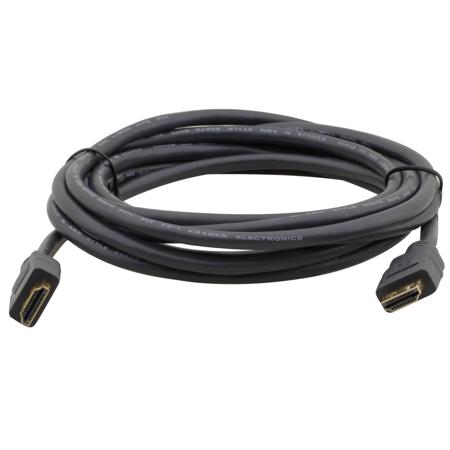 Kramer Electronics 6' Flexible High-Speed HDMI-A to HDMI-A Male Cable, Gray