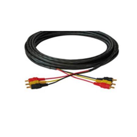 Kramer Electronics CP-3RVAM/3RVAM 3 RCA (Male - Male) Plenum Rated AV Cable, 75'